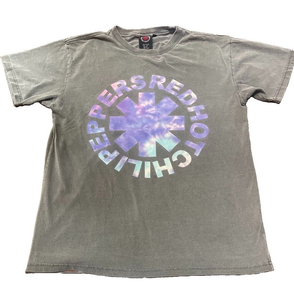 RHCP Chili Peppers Unlimited Love World Tour Band Tee Grey M Indie Grunge Rock